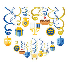 Laden Sie das Bild in den Galerie-Viewer, Hanukkah Party Decorations Happy Birthday Party Balloon Disposable Tableware Sets Chanukah Party Supplies