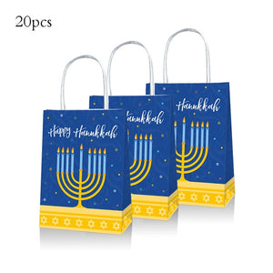 Hanukkah Party Decorations Happy Birthday Party Balloon Disposable Tableware Sets Chanukah Party Supplies