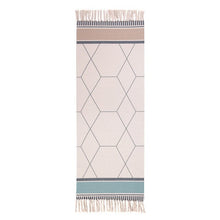 Laden Sie das Bild in den Galerie-Viewer, Ethnic Carpet Kitchen Floor Mat Long Striped Geometric Woven Carpet Scandinavian Bedroom Cotton Oriental Decorative Tapestry