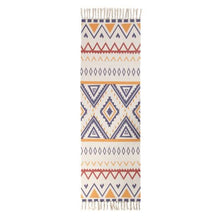 Laden Sie das Bild in den Galerie-Viewer, Ethnic Carpet Kitchen Floor Mat Long Striped Geometric Woven Carpet Scandinavian Bedroom Cotton Oriental Decorative Tapestry