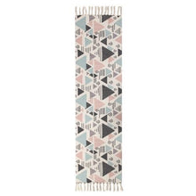 Laden Sie das Bild in den Galerie-Viewer, Ethnic Carpet Kitchen Floor Mat Long Striped Geometric Woven Carpet Scandinavian Bedroom Cotton Oriental Decorative Tapestry