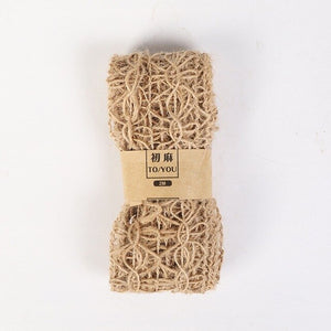 2M Width 4CM Wedding Decoration Hemp Rope Woven Ribbon Wedding Favor Jute Burlap Rolls  Diy Decoration