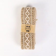 Laden Sie das Bild in den Galerie-Viewer, 2M Width 4CM Wedding Decoration Hemp Rope Woven Ribbon Wedding Favor Jute Burlap Rolls  Diy Decoration