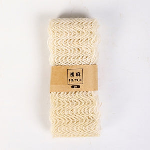 2M Width 4CM Wedding Decoration Hemp Rope Woven Ribbon Wedding Favor Jute Burlap Rolls  Diy Decoration