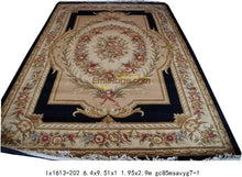 Laden Sie das Bild in den Galerie-Viewer, Fine Wool  Oriental Area Rug Knitted Wool Rug Carpet The Plant Design woven floor Rectangular