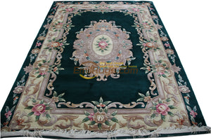 Savonnerie  Oriental Hand-woven Wool Rug Hand Embroidered Wool Knitting Carpets Museum Mandala Area Runner