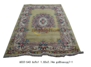 Savonnerie  Oriental Hand-woven Wool Rug Hand Embroidered Wool Knitting Carpets Museum Mandala Area Runner