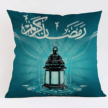 Laden Sie das Bild in den Galerie-Viewer, 45x45cm Muslim Ramadan Decoration For Home Cotton Seat Sofa Cushion Cover Classic Lantern Throw Pillow Cover Eid Mubarak Decor