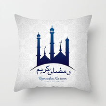 Laden Sie das Bild in den Galerie-Viewer, 45x45cm Muslim Ramadan Decoration For Home Cotton Seat Sofa Cushion Cover Classic Lantern Throw Pillow Cover Eid Mubarak Decor