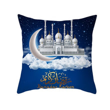 Laden Sie das Bild in den Galerie-Viewer, 45x45cm Muslim Ramadan Decoration For Home Cotton Seat Sofa Cushion Cover Classic Lantern Throw Pillow Cover Eid Mubarak Decor